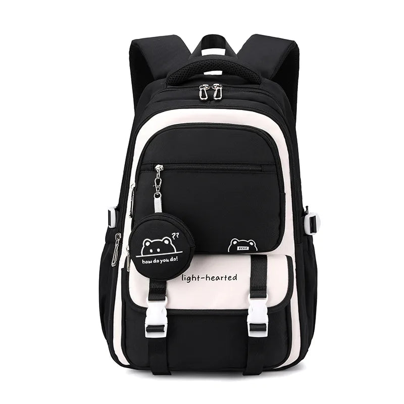 Yani | Mochila escolar con varios bolsillos y compartimento frontal