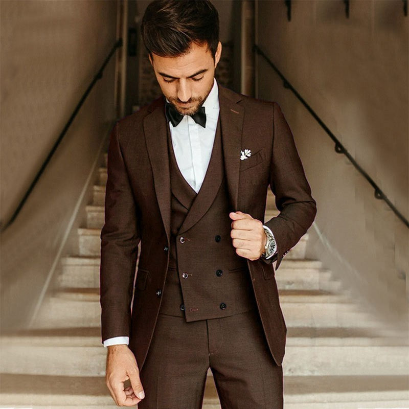 Sergio | Dreiteiliger Herrenanzug mit Slim-Fit-Sakko und Hose  