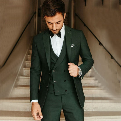 Sergio | Dreiteiliger Herrenanzug mit Slim-Fit-Sakko und Hose  