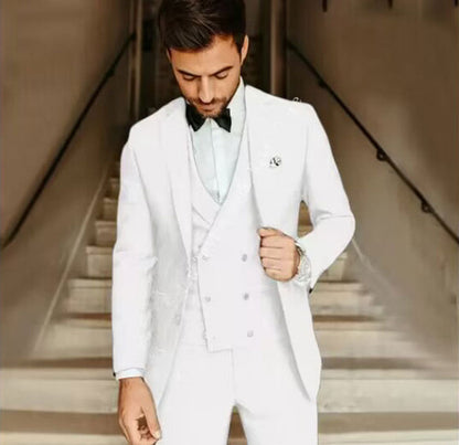 Sergio | Dreiteiliger Herrenanzug mit Slim-Fit-Sakko und Hose  