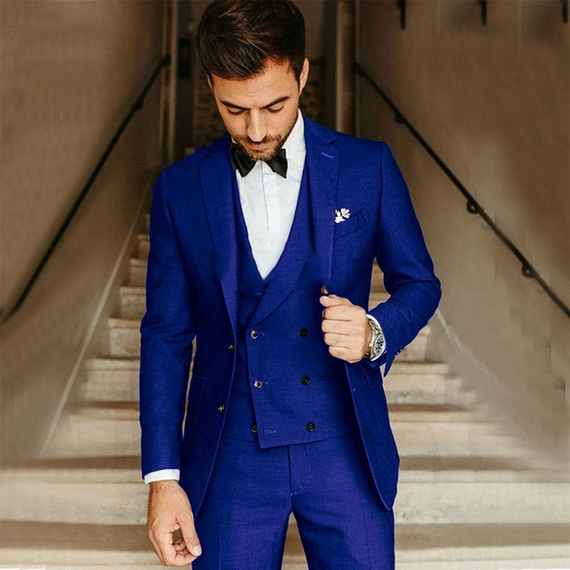 Sergio | Dreiteiliger Herrenanzug mit Slim-Fit-Sakko und Hose  