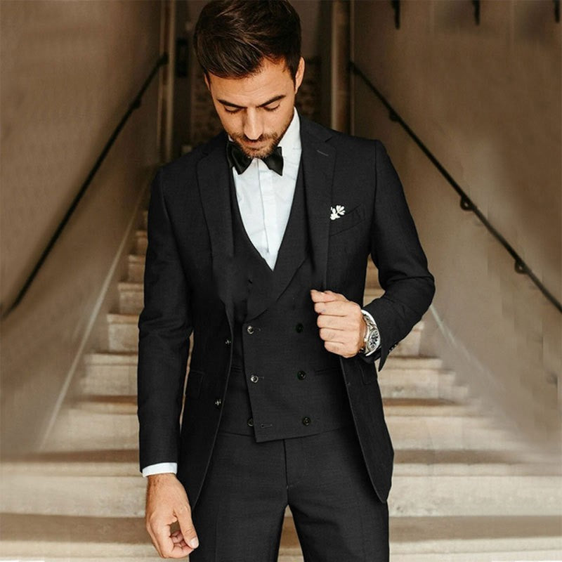 Sergio | Dreiteiliger Herrenanzug mit Slim-Fit-Sakko und Hose  