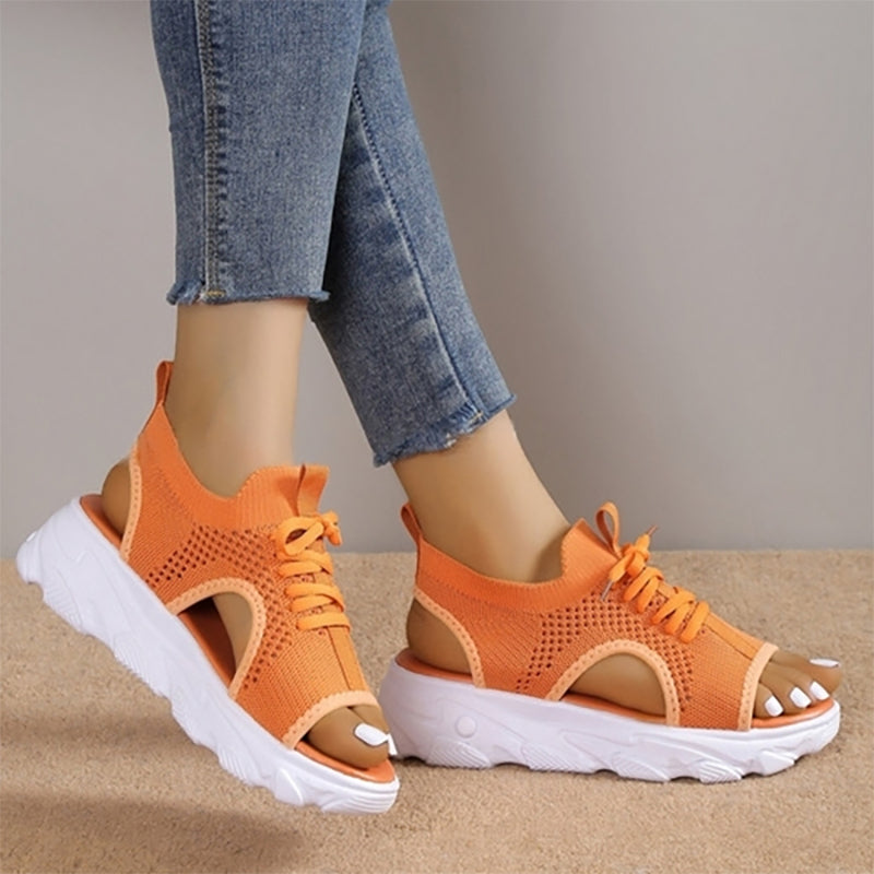 Nerissa | Sandalias deportivas con cordones para mujer y ajuste regulable | De moda