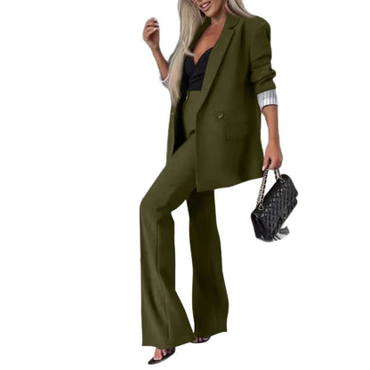 Zoriana | Conjunto para mujer con blazer oversize y pantalones de pierna ancha | Chic