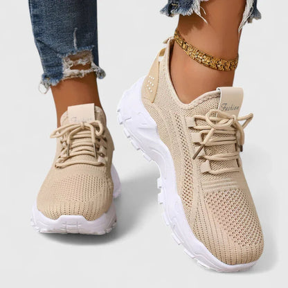 Marbela | Zapatillas de punto para mujer con suela en contraste transpirables | Ligeras