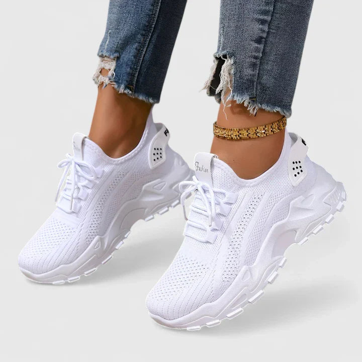 Marbela | Zapatillas de punto para mujer con suela en contraste transpirables | Ligeras