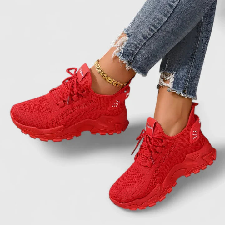 Marbela | Zapatillas de punto para mujer con suela en contraste transpirables | Ligeras