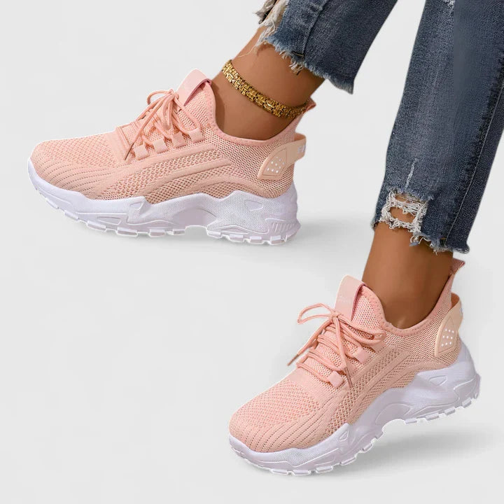 Marbela | Zapatillas de punto para mujer con suela en contraste transpirables | Ligeras