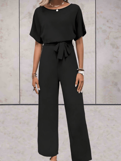 Abril | Conjunto dos piezas para mujer con manga corta y pantalón ancho