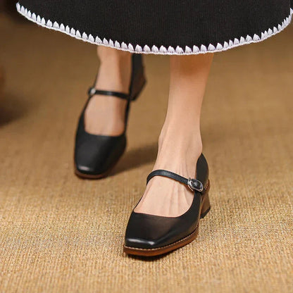 Brionda | Escarpins à talon bloc avec bride pour femme hiver et printemps