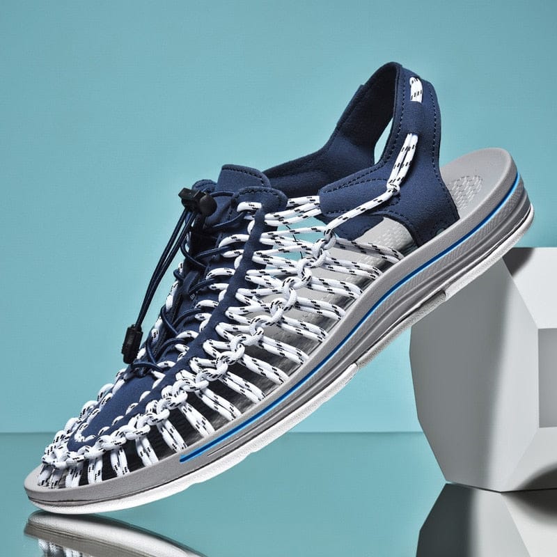 Victoria | Sandalias cerradas con cordón ajustable y puntera