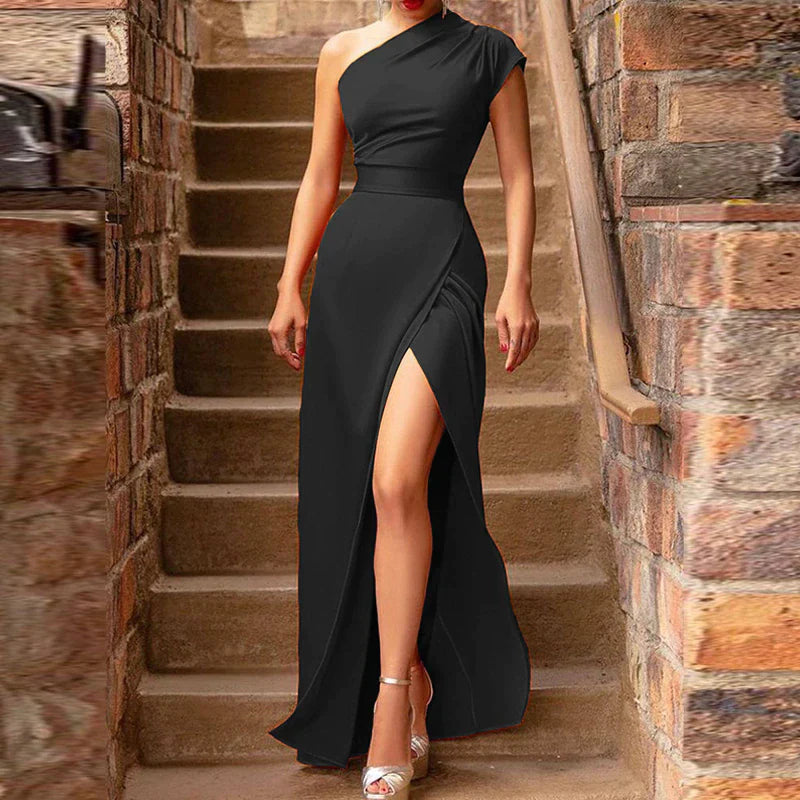 Ulana | Vestido largo con hombros descubiertos | Maxi