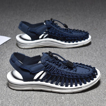 Victoria | Sandalias cerradas con cordón ajustable y puntera