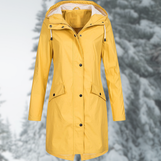 Esther | Chaqueta impermeable con capucha y bolsillos