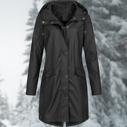 Esther | Chaqueta impermeable con capucha y bolsillos