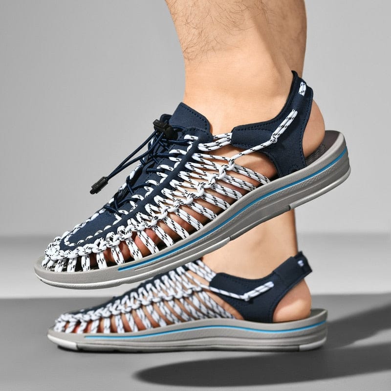 Victoria | Sandalias cerradas con cordón ajustable y puntera
