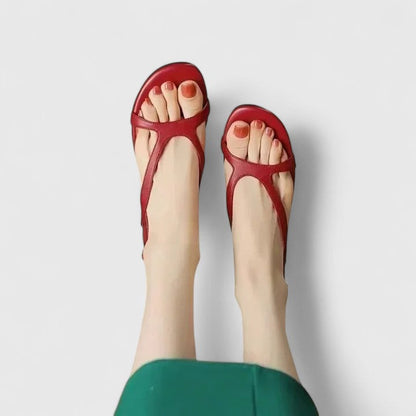 Viviana | sandalias ortopédicas con tira en T y diseño abierto