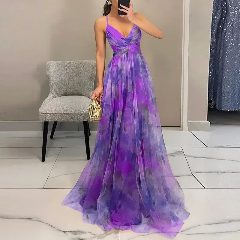 Beatriz | Vestido Largo Floral Elegante sin Tirantes