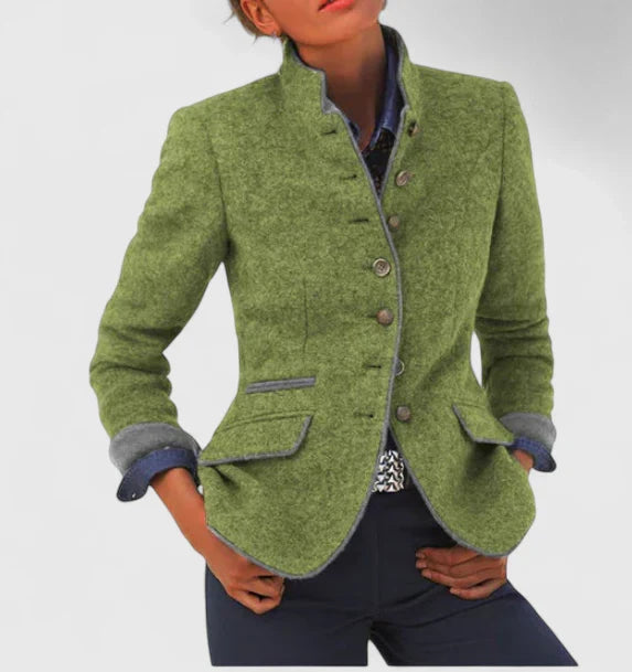Helena | Chaqueta formal para mujer con tapeta de botones