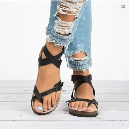 Lorena | Orthopädische Sandalen mit verstellbaren Riemen und Schnallen  