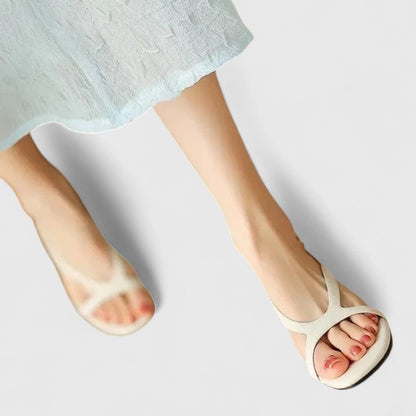 Viviana | sandalias ortopédicas con tira en T y diseño abierto