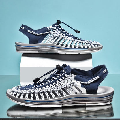 Victoria | Sandalias cerradas con cordón ajustable y puntera