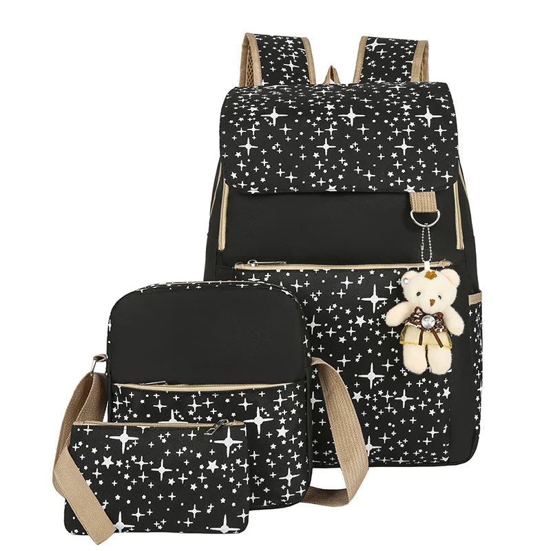 Nori | Set de tres piezas con mochila bandolera y estuche