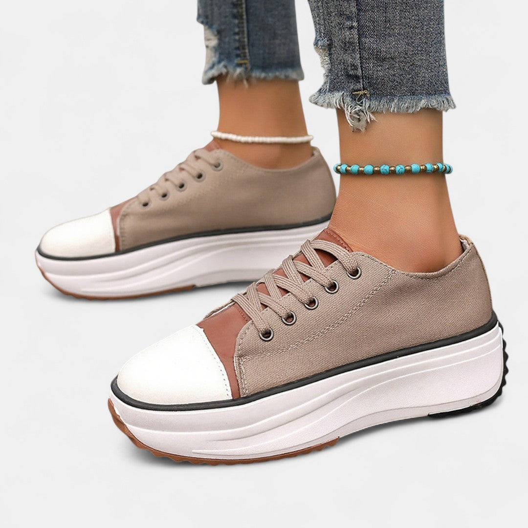 Gudelia | Zapatillas para mujer con puntera redonda y suela gruesa