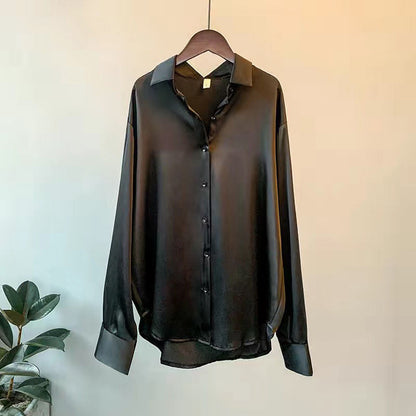 Taliora | Blusa de manga larga para mujer con botones y cuello en punta | Clásica