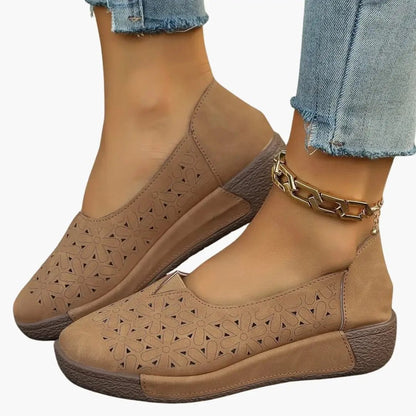 Elisa | Mokassins für Damen mit Lederoberteil und orthopädischer Innensohle  