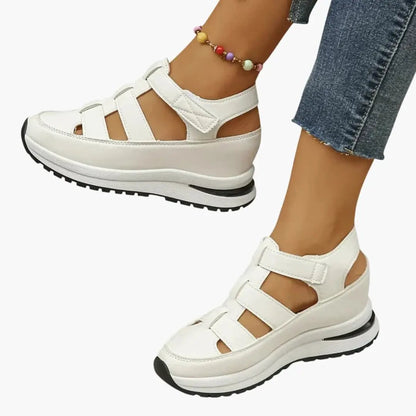 Consuelo | Sandalias ortopédicas para mujer con tiras ajustables y textura