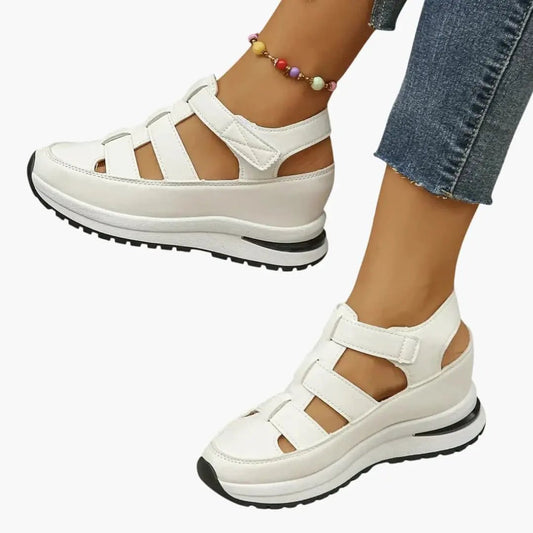 Consuelo | Sandalias ortopédicas para mujer con tiras ajustables y textura