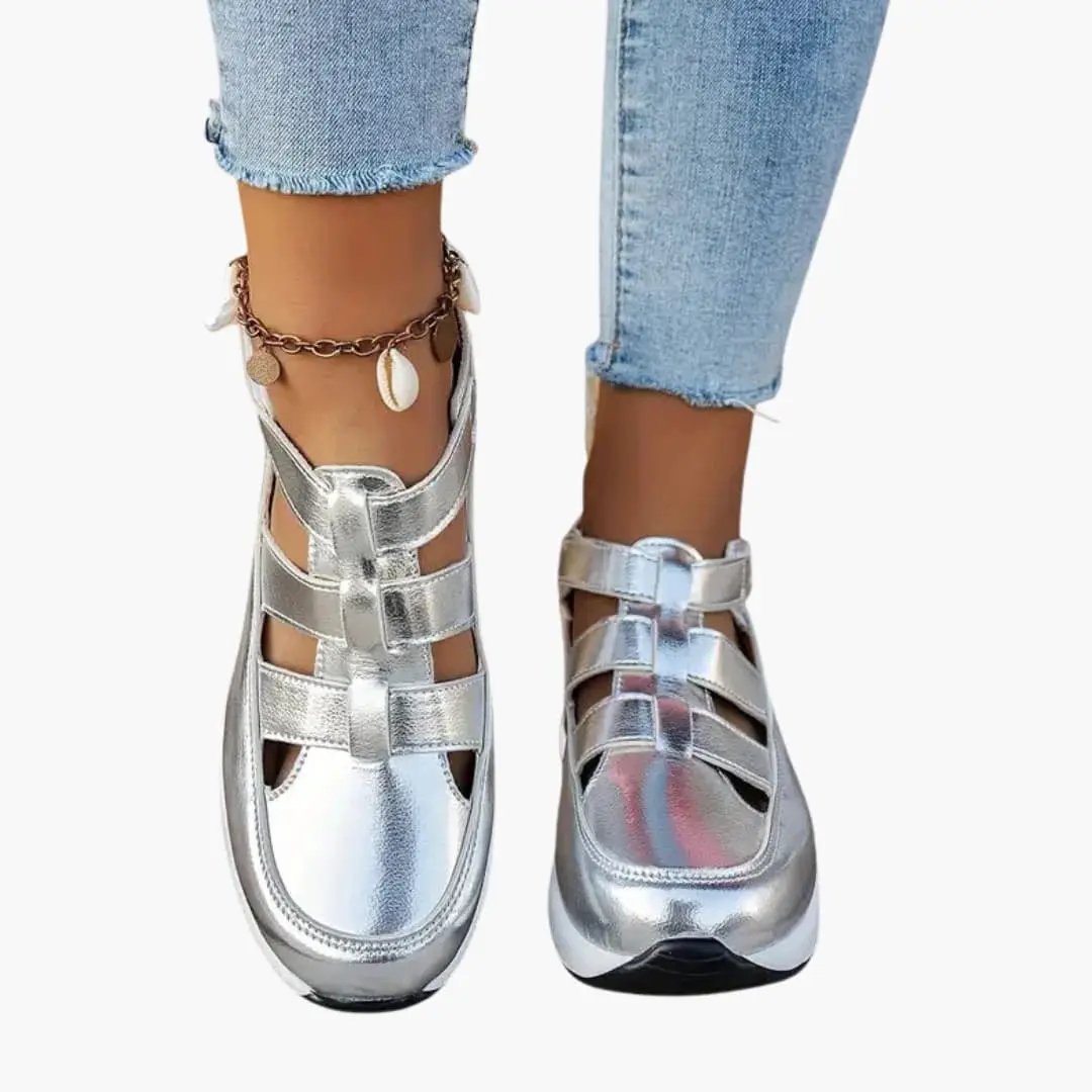 Consuelo | Sandalias ortopédicas para mujer con tiras ajustables y textura