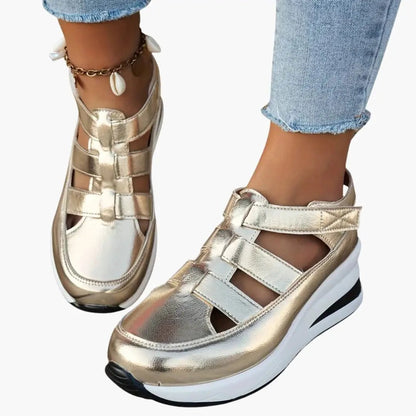 Consuelo | Sandalias ortopédicas para mujer con tiras ajustables y textura
