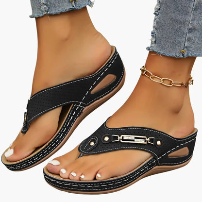 Paulina | Sandalen für Damen mit verstellbaren Riemen und gepolsterter Sohle  