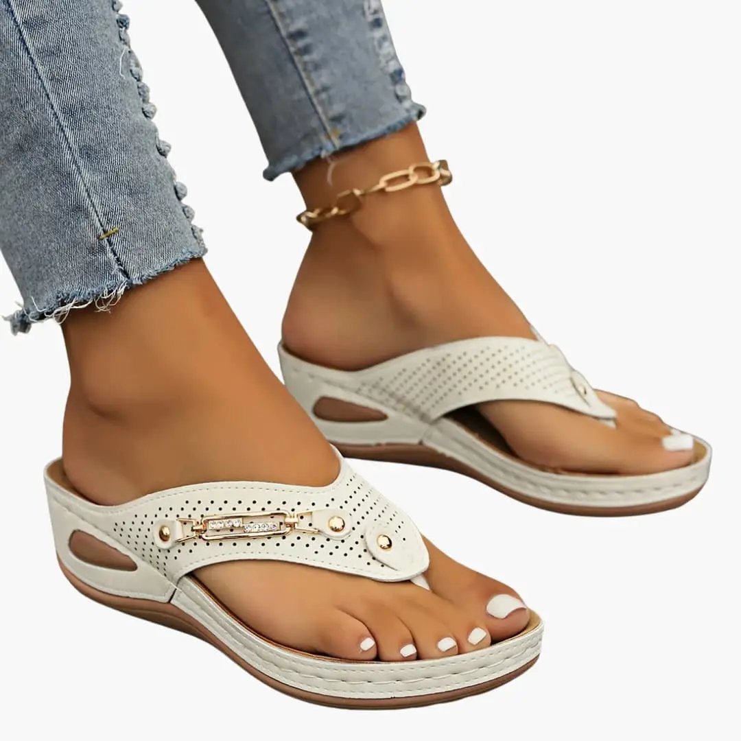 Paulina | Sandalen für Damen mit verstellbaren Riemen und gepolsterter Sohle  