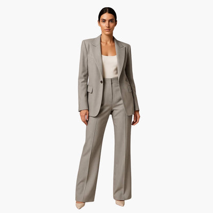 Noemi | Conjunto de boda para mujer con blazer y pierna ancha