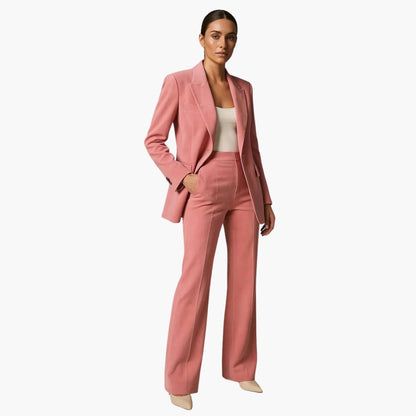 Noemi | Conjunto de boda para mujer con blazer y pierna ancha
