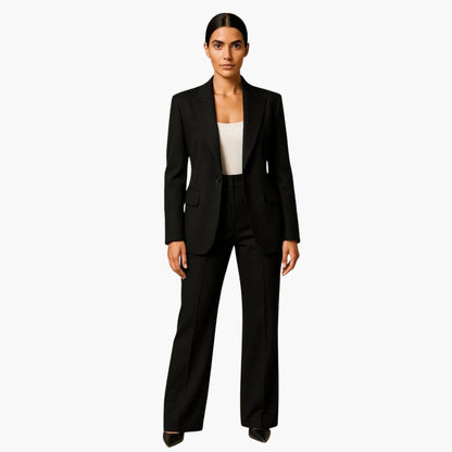 Noemi | Conjunto de boda para mujer con blazer y pierna ancha
