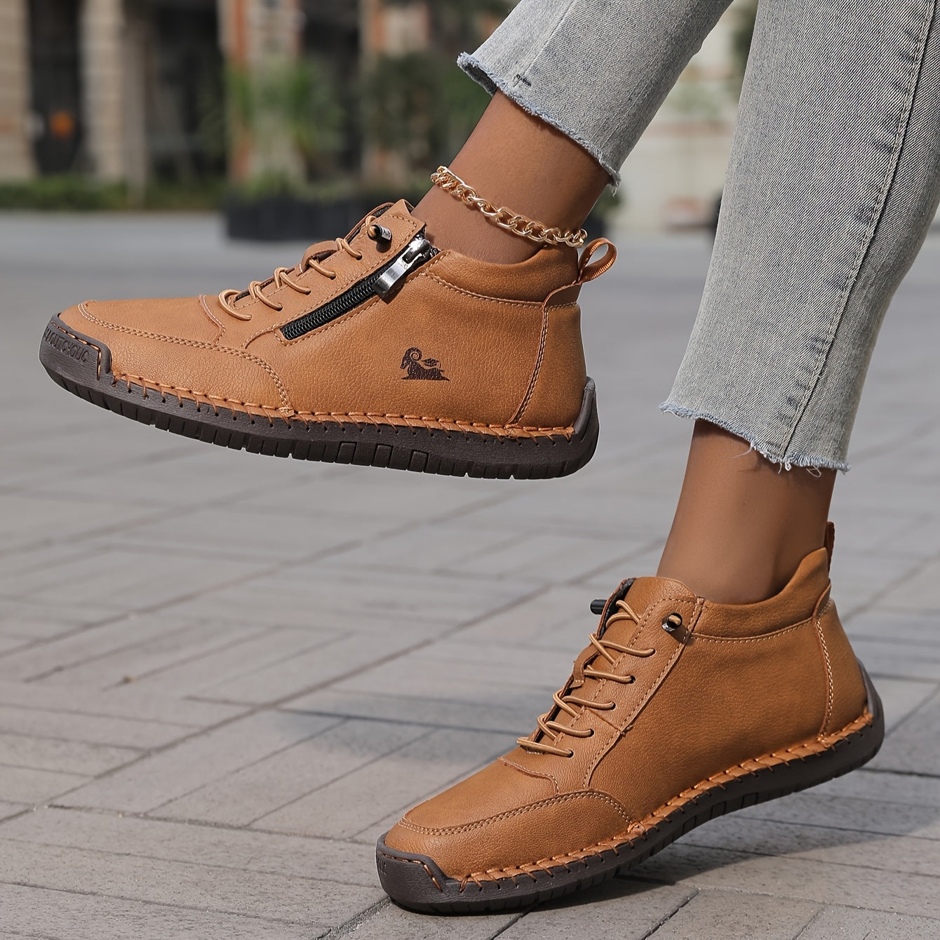 Chantal | Zapatillas deportivas elegantes de primavera para mujer con cremallera