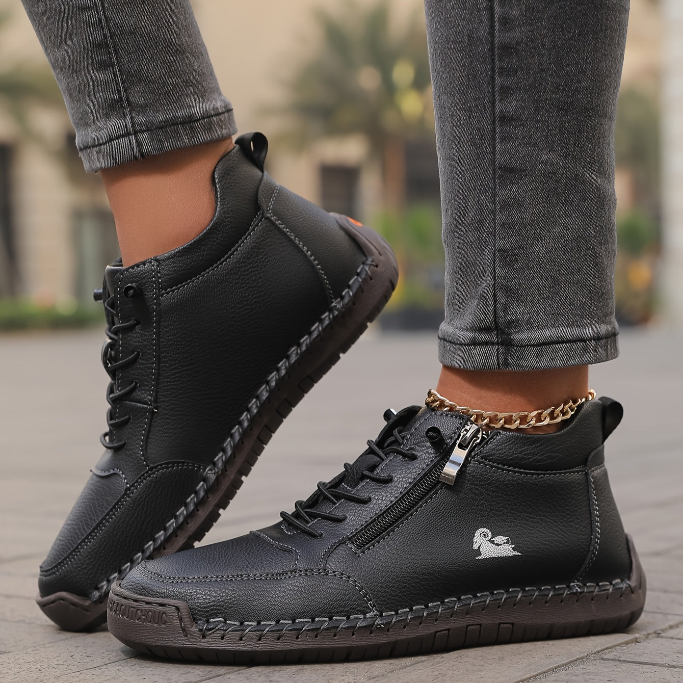 Chantal | Zapatillas deportivas elegantes de primavera para mujer con cremallera
