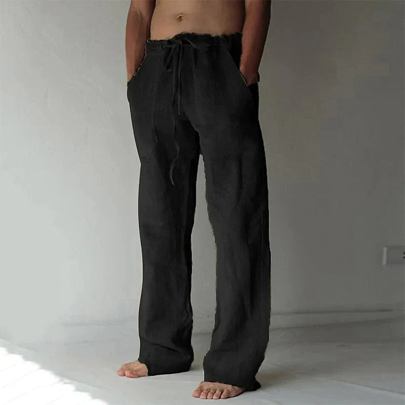 Marcos | Pantalón de hombre de corte amplio con cintura elástica | Cómodo