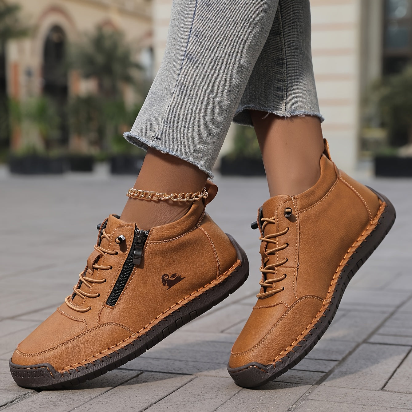 Chantal | Zapatillas deportivas elegantes de primavera para mujer con cremallera