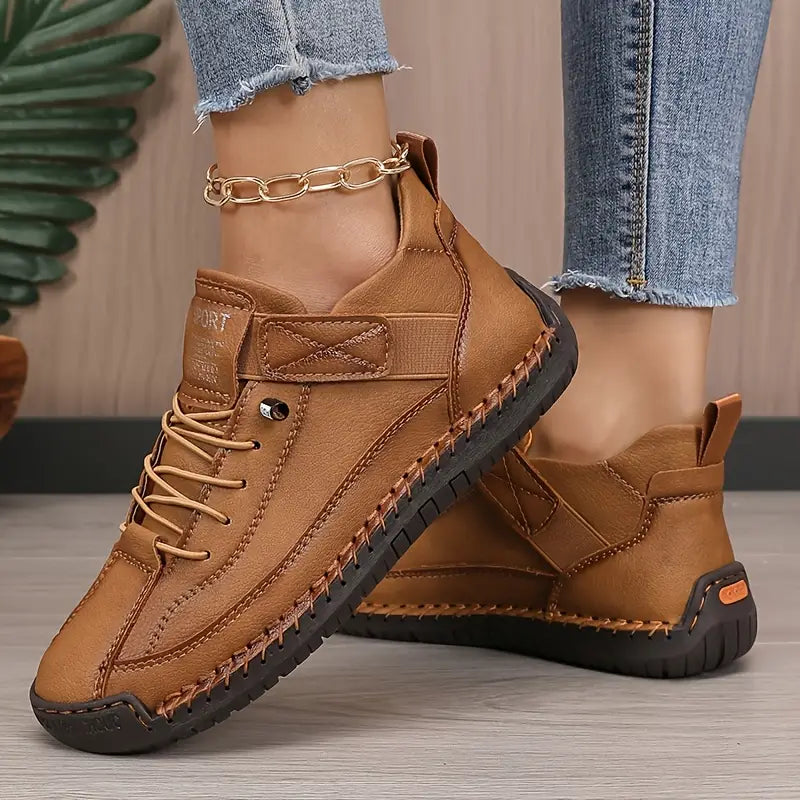 Nivalia | Zapatillas para mujer con tejido texturizado y cordones cómodas | Transpirables