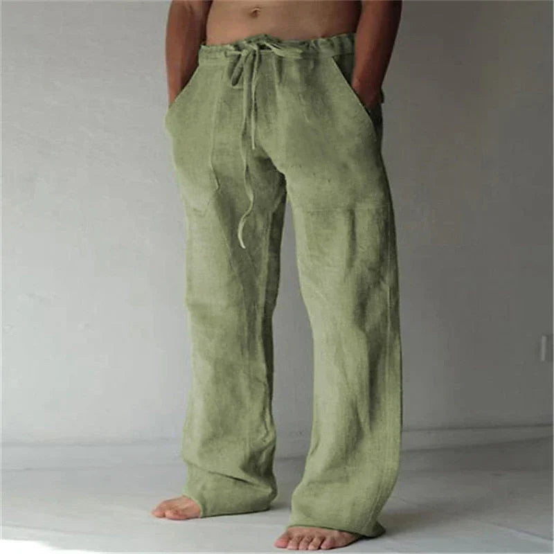Marcos | Pantalón de hombre de corte amplio con cintura elástica | Cómodo