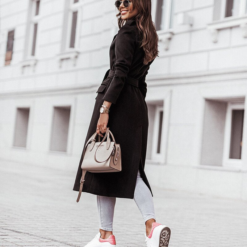 Susana | Abrigo largo de invierno para mujer de estilo urbano