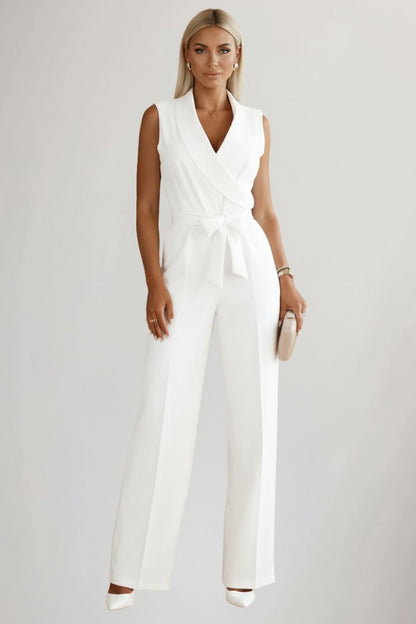 Daniela | Mono para mujer con cuello blazer y cinturón