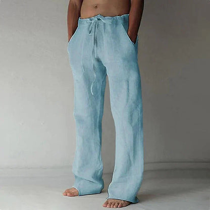 Marcos | Pantalón de hombre de corte amplio con cintura elástica | Cómodo