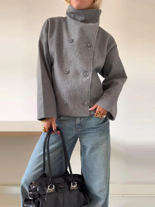 Delia | Chaqueta oversize de invierno para mujer con botones
