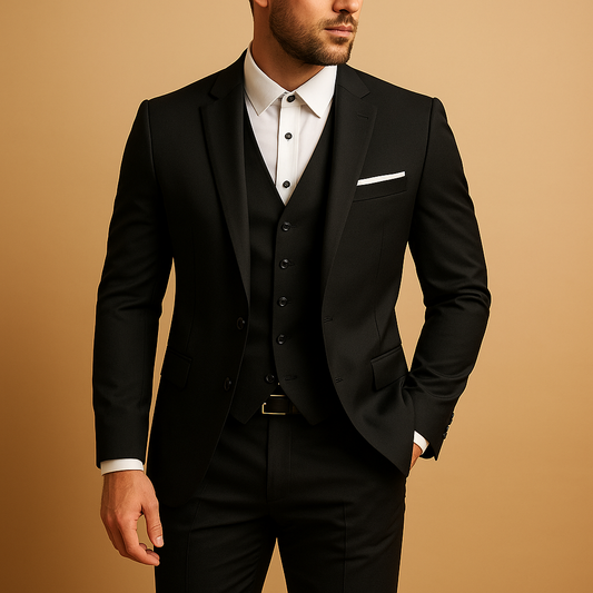 Dante | Traje de tres piezas para hombre y blazer recto